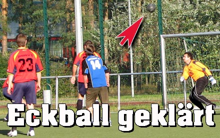 Eckball geklärt